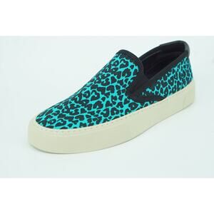 Saint Laurent YSL Womens Venice Low Top Slip On Flat Sneakers SZ 37.5 print $575